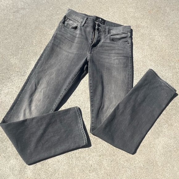 7 For All Mankind Luxe Performance Slimmy Staight Jeans - Picture 5 of 16